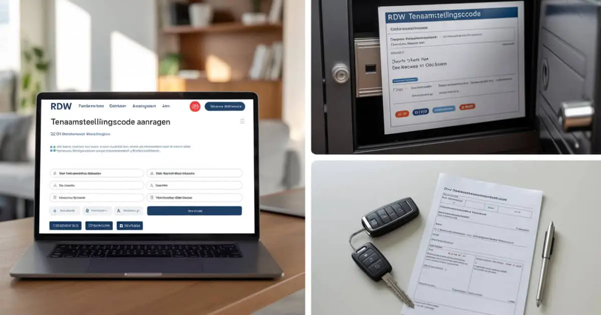 Tenaamstellingscode kwijt of nodig bekijk de gids over direct aanvragen bij de RDW nu