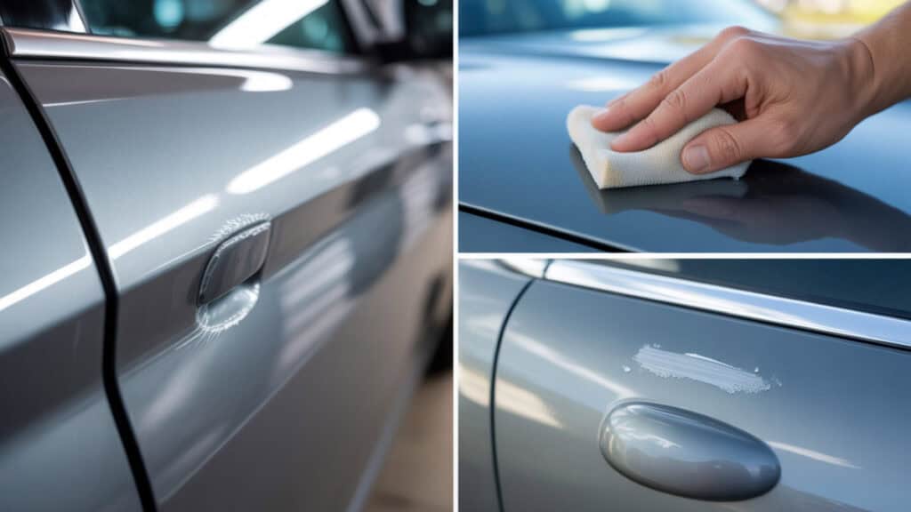 Krassen verwijderen auto