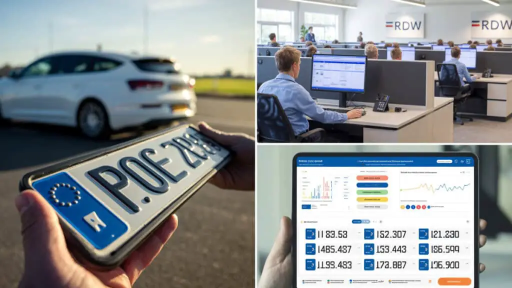 RDW laatst uitgegeven kenteken